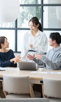 お客様からのFBを受けて対応している